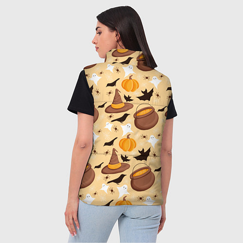 Женский жилет Хеллоуин у ведьмы / 3D-Красный – фото 4