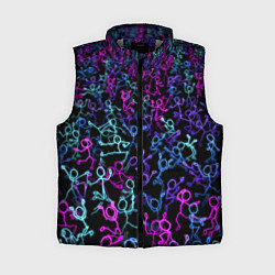 Женский жилет Neon Rave Party, цвет: 3D-светло-серый