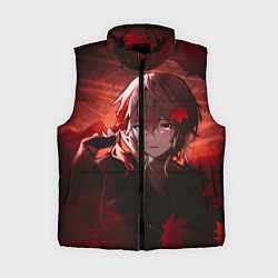 Женский жилет Кадзуха в кленовых листьях, цвет: 3D-черный