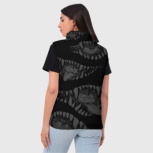 Женский жилет Атака вампиров / 3D-Черный – фото 4