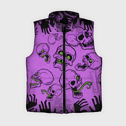 Женский жилет Живые мертвецы Кладбище черепов