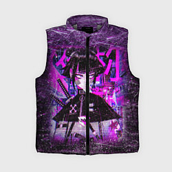 Женский жилет Cyberpunk Samurai Anime, цвет: 3D-светло-серый