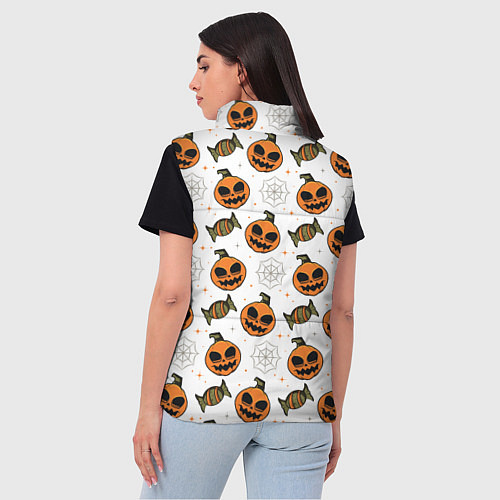 Женский жилет Patern Halloween 26 / 3D-Красный – фото 4