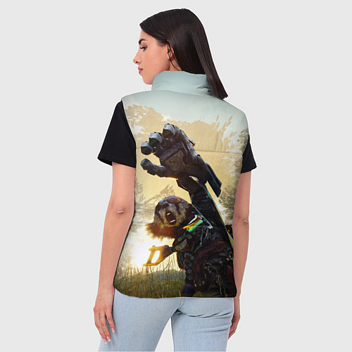 Женский жилет Biomutant Биомутант рука / 3D-Черный – фото 4