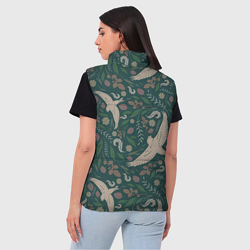 Женский жилет Ласточкина политра / 3D-Красный – фото 4