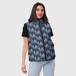 Женский жилет Еловый Лес, цвет: 3D-красный — фото 2