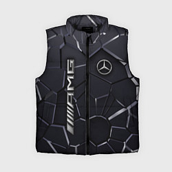 Женский жилет Mercedes AMG 3D плиты, цвет: 3D-черный