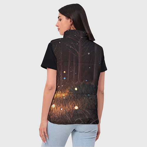 Женский жилет Hu Tao / 3D-Черный – фото 4