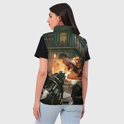 Женский жилет Far Cry 6 gameplay art / 3D-Светло-серый – фото 4