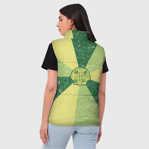 Женский жилет Медуза на фоне АПВ 9 3 3 5 / 3D-Красный – фото 4