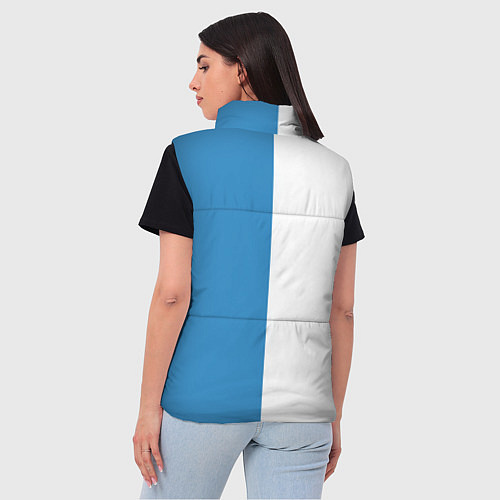 Женский жилет Крутые Санта и Олень / 3D-Светло-серый – фото 4