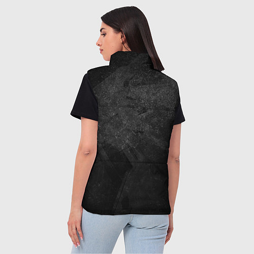 Женский жилет BERSERK LOGO GRUNGE / 3D-Черный – фото 4