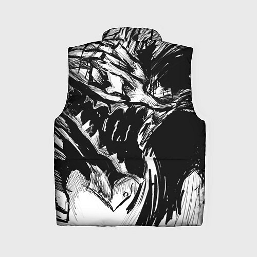 Женский жилет БЕРСЕРК РИСУНОК BERSERK / 3D-Светло-серый – фото 2