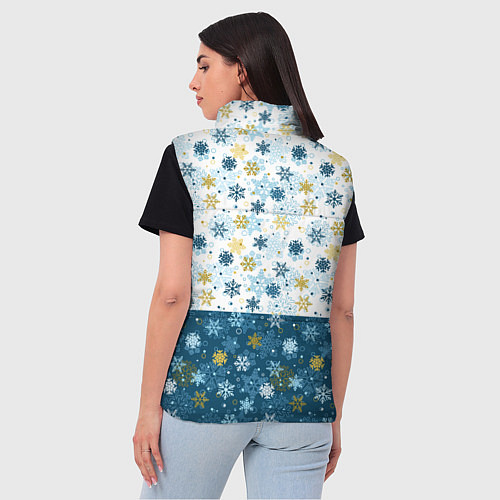 Женский жилет Весёлый Оленёнок / 3D-Черный – фото 4