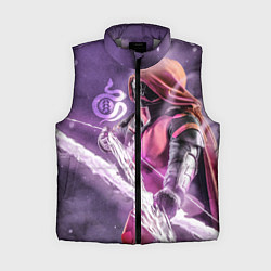 Женский жилет DESTINY 2 HUNTER LOGO, цвет: 3D-светло-серый