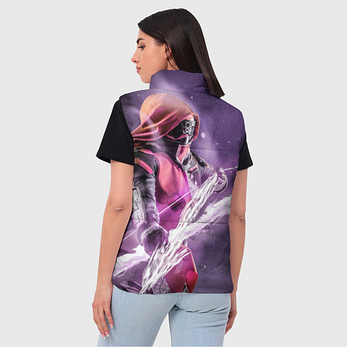 Женский жилет DESTINY 2 HUNTER LOGO / 3D-Черный – фото 4