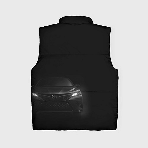 Женский жилет Черная Тойота Камри / 3D-Светло-серый – фото 2