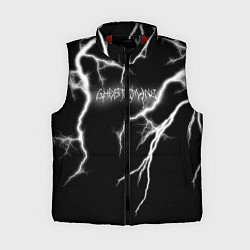 Женский жилет GHOSTEMANE Lightning Гостмейн Молния Надпись, цвет: 3D-красный