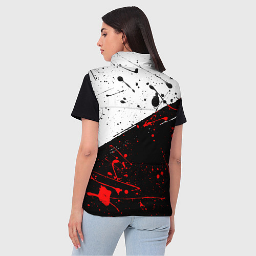 Женский жилет Berserk: Черная маска / 3D-Красный – фото 4