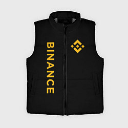 Женский жилет БИНАНС ЛОГО КАРБОН BINANCE LOGO