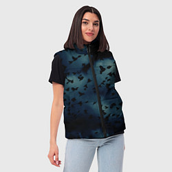 Женский жилет Flock of birds, цвет: 3D-светло-серый — фото 2