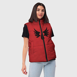 Женский жилет Кровавые ангелы цвет легиона 9, цвет: 3D-черный — фото 2