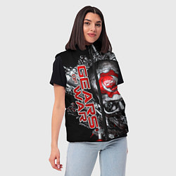 Женский жилет Gears of War Gears 5, цвет: 3D-красный — фото 2