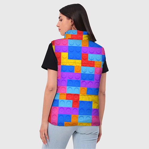 Женский жилет Лего-го / 3D-Красный – фото 4