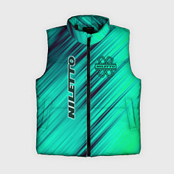 Женский жилет Нилетто Niletto лого, цвет: 3D-черный