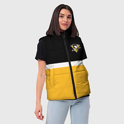 Женский жилет Питтсбург Пингвинз НХЛ, цвет: 3D-светло-серый — фото 2