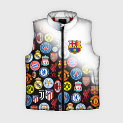 Женский жилет FC BARCELONA LOGOBOMBING, цвет: 3D-красный