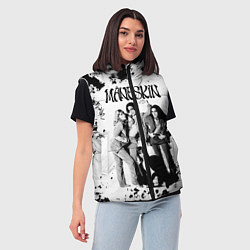 Женский жилет Maneskin Монэскин, рок - группа, цвет: 3D-светло-серый — фото 2