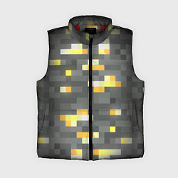 Женский жилет Золотая руда - Minecraft