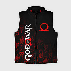 Женский жилет GOD OF WAR HEROES ГЕРОИ, цвет: 3D-красный