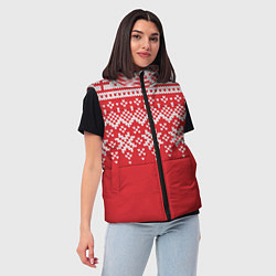 Женский жилет Knitted Pattern, цвет: 3D-светло-серый — фото 2