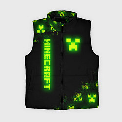 Женский жилет MINECRAFT NEON LOGO CREEPER