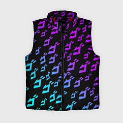 Женский жилет JOJOS BIZARRE ADVENTURE NEON PATTERN НЕОН УЗОР