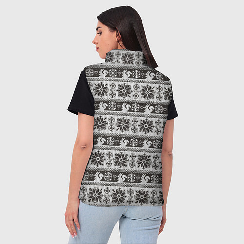 Женский жилет Squirrel Pattern / 3D-Красный – фото 4