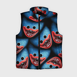Женский жилет POPPY PLAYTIME ХАГИ ВАГИ ЛИЦО МОНСТРА, цвет: 3D-красный