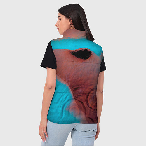 Женский жилет Meddle - Pink Floyd / 3D-Черный – фото 4