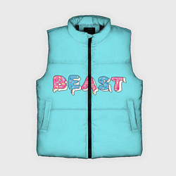 Женский жилет Mr Beast Donut, цвет: 3D-черный