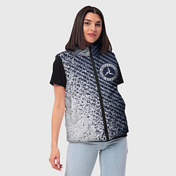 Женский жилет МЕРСЕДЕС - Краска, цвет: 3D-светло-серый — фото 2