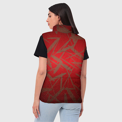 Женский жилет Бардак Red-Gold Theme / 3D-Красный – фото 4