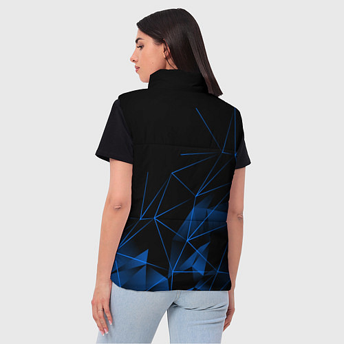 Женский жилет Volkswagen, Фольцваген Геометрия / 3D-Черный – фото 4