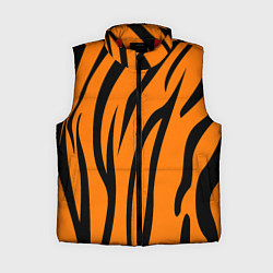 Женский жилет Текстура тиграtiger, цвет: 3D-красный