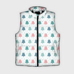 Женский жилет Цветные ели
