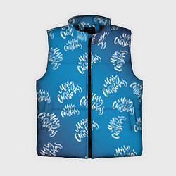 Женский жилет Merry Christmas - Новогодний паттерн