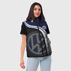 Женский жилет Volkswagen Фольксваген, цвет: 3D-черный — фото 2