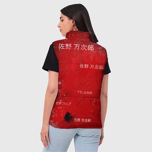 Женский жилет МАЙКИ МАНДЗИРО ТОСВА RED / 3D-Красный – фото 4