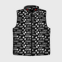 Женский жилет Тренировка с гантелями